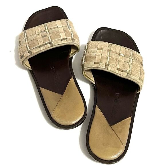 BOTTEGA VENETA CALF HAIR MONTE CARLO SLIDE SANDALS SIZE 5.5 - Picture 5 of 14